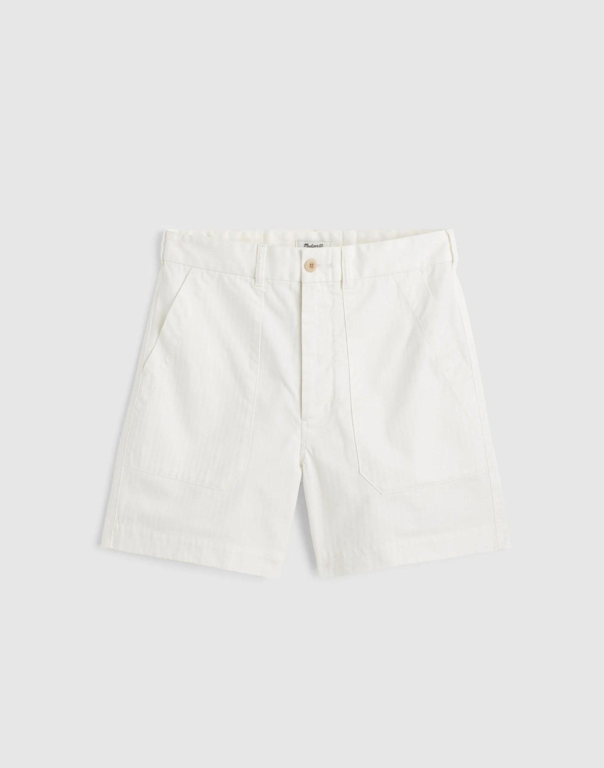 Madewell Fatigue Shorts Soft White