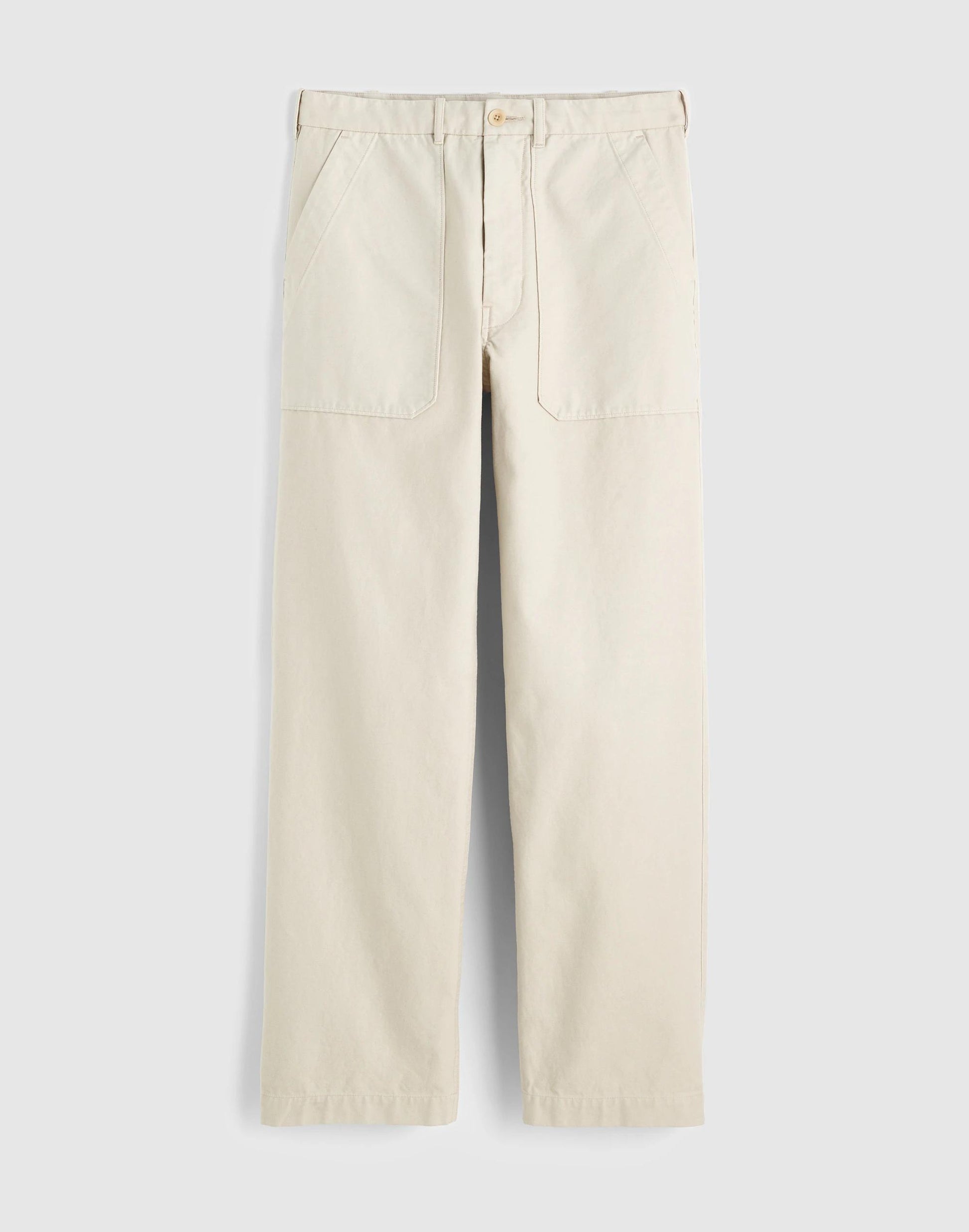 Madewell Fatigue Pants in Reverse Sateen Stone