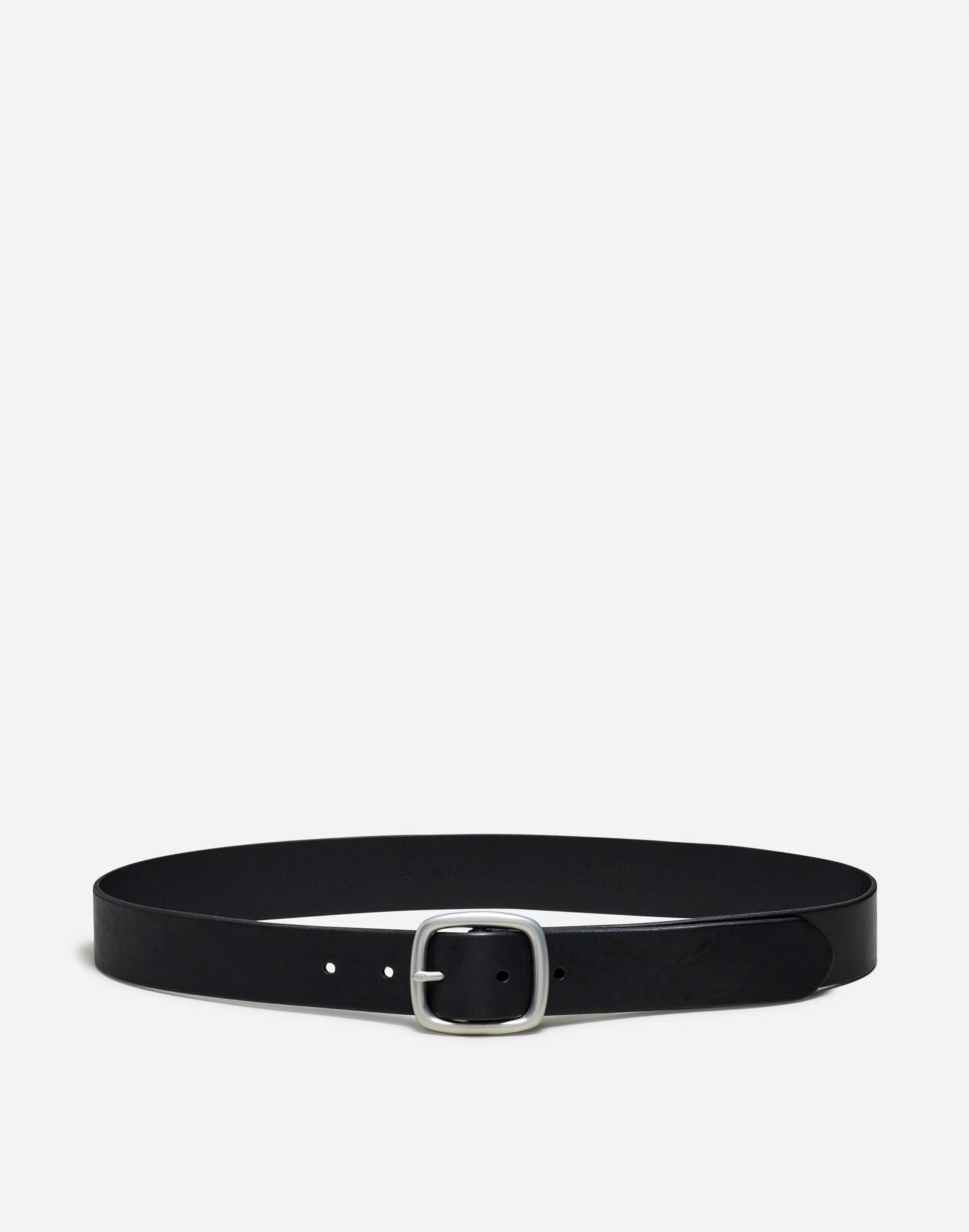 Madewell Leather Center-Bar Belt True Black