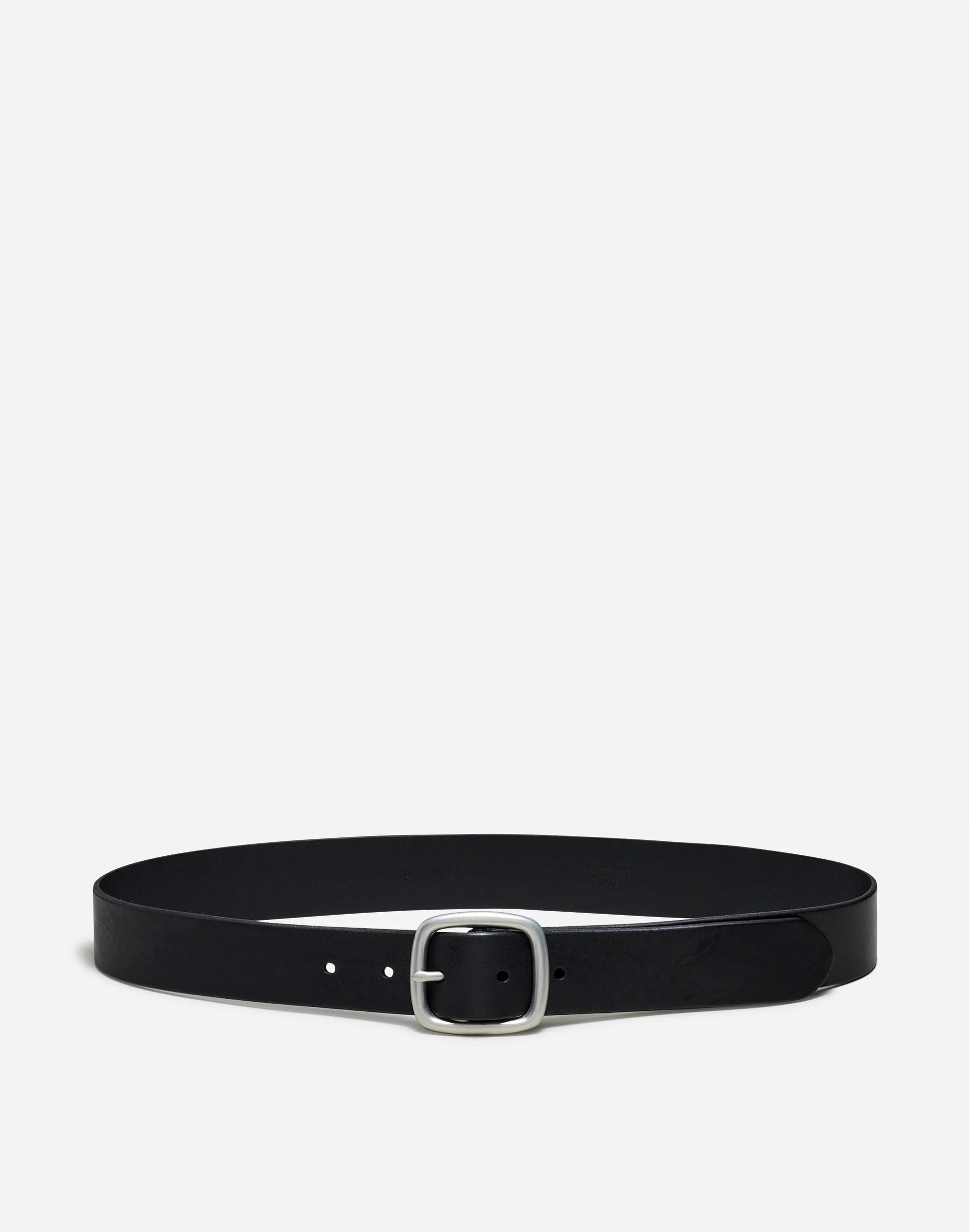 Madewell Leather Center-Bar Belt True Black