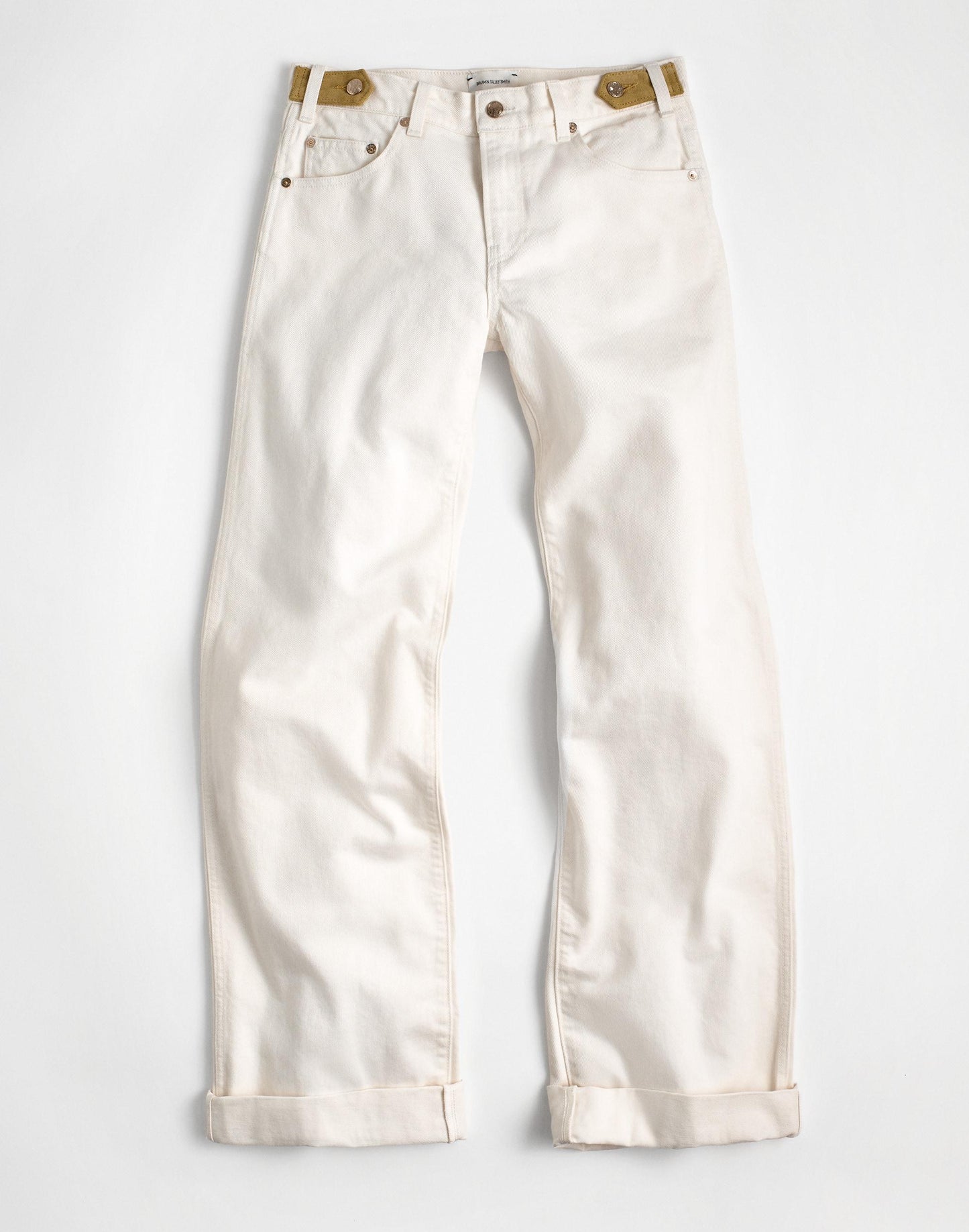 Madewell Madewell x Benjamin Talley Smith The Coolidge Low-Rise Wide-Leg Jean Chalk Wash