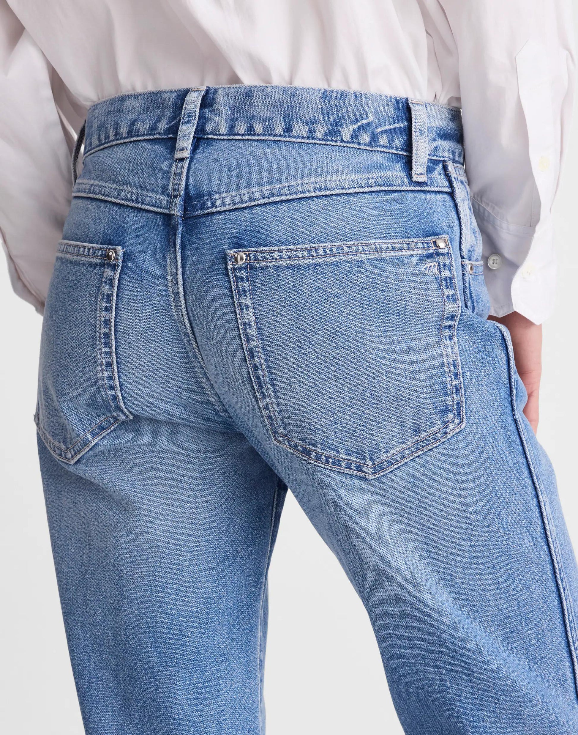 Madewell The Dean Easy Straight Jean Light Lapis Wash