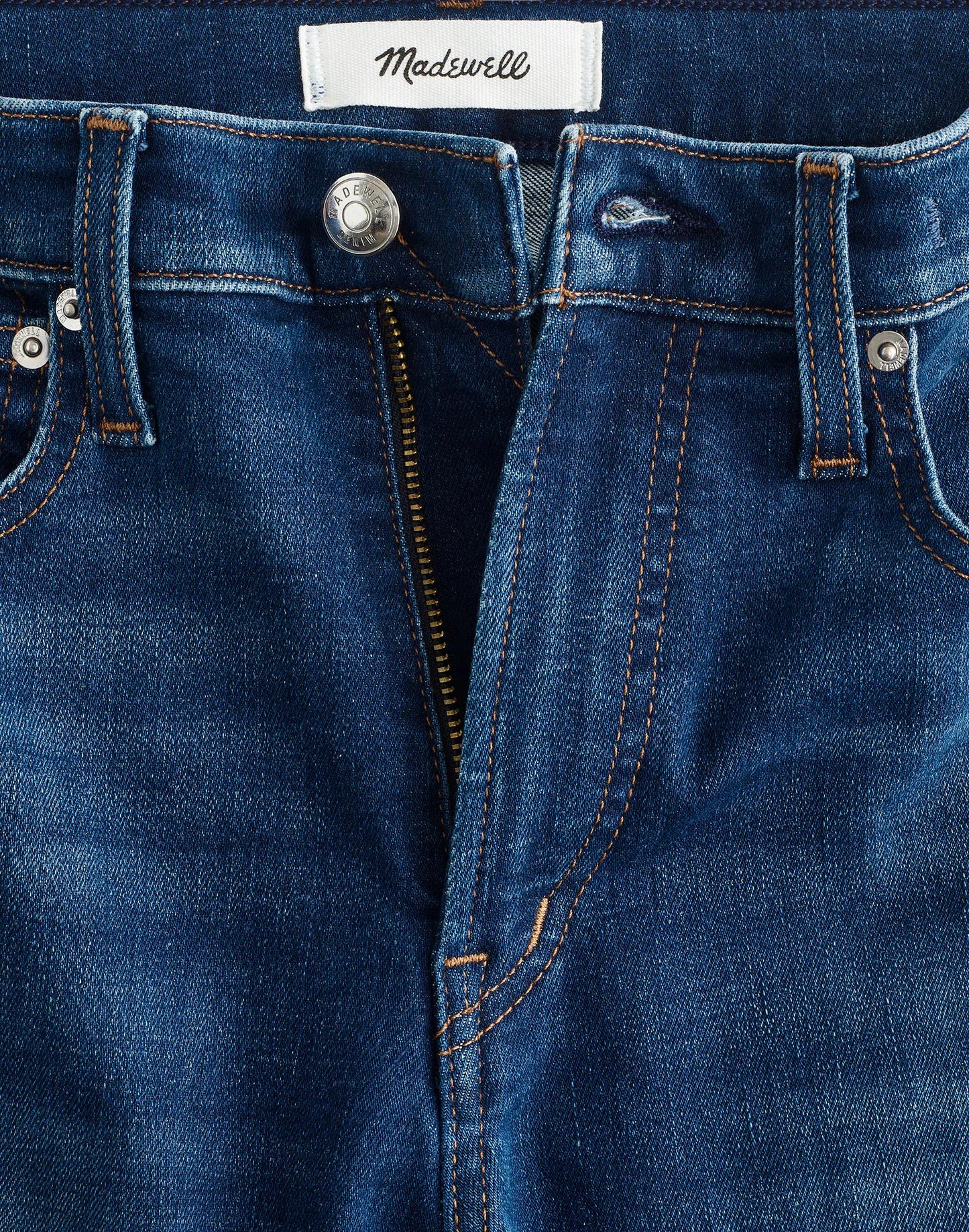 Madewell The Flare Crop Jean in Super Stretch Denim Osgoode Wash