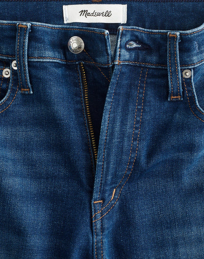 Madewell The Flare Crop Jean in Super Stretch Denim Osgoode Wash