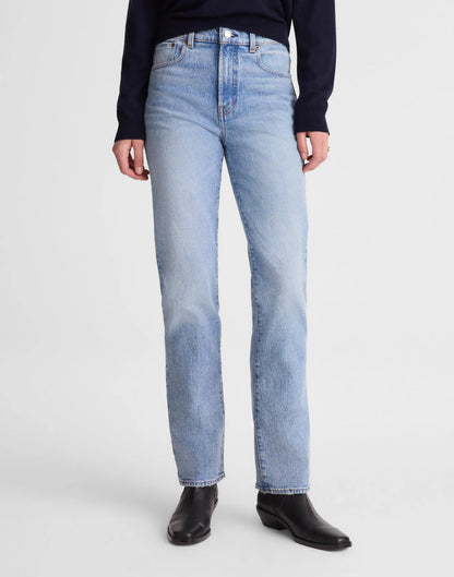 Madewell The Longline Straight Jean Raebrook Wash