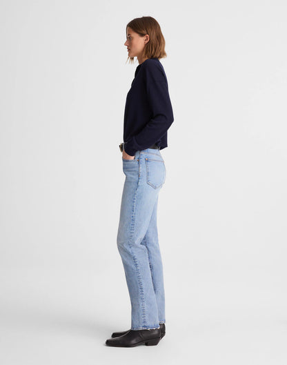 Madewell The Longline Straight Jean Raebrook Wash