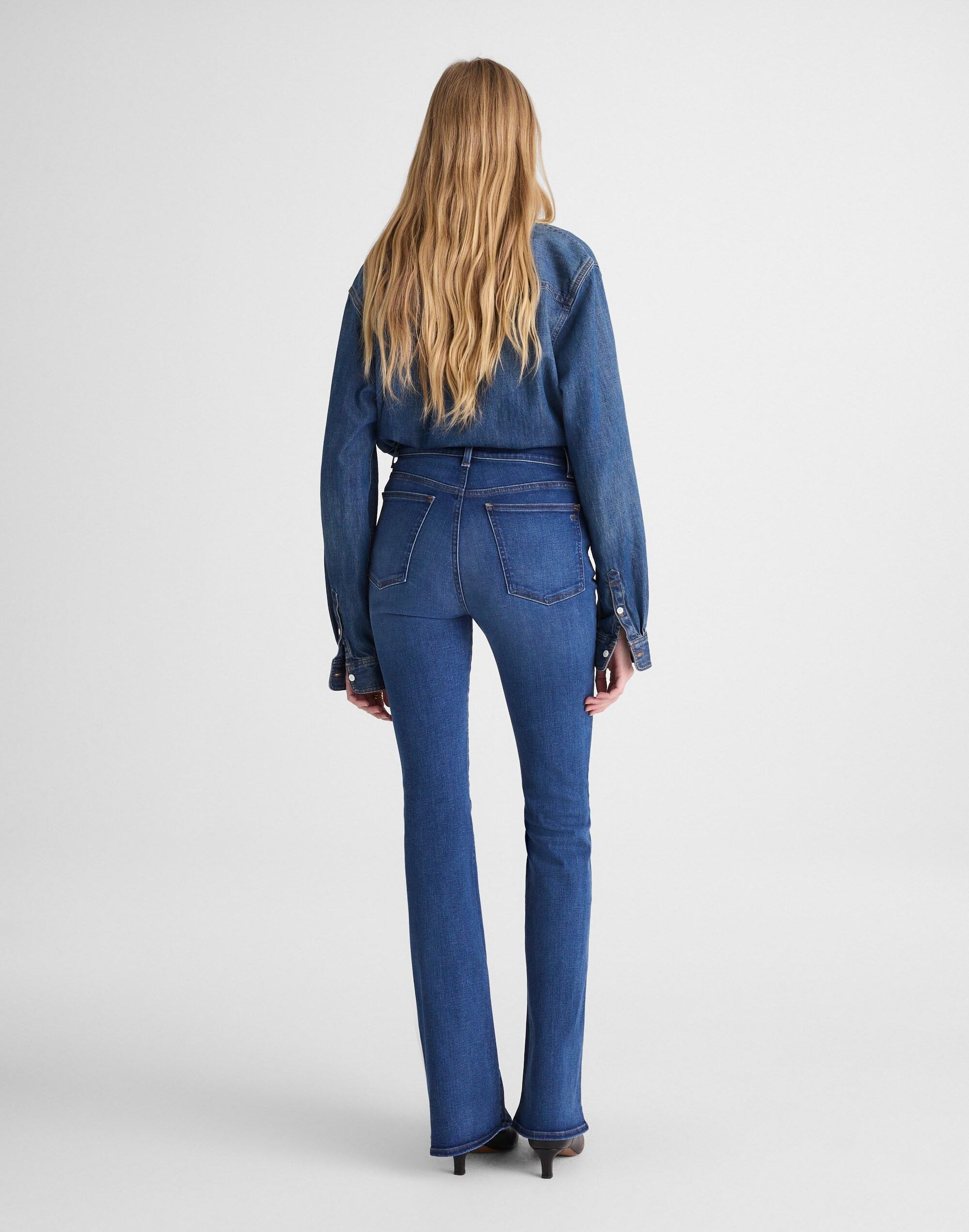 Madewell The Stretch Flare Jean Carville Wash