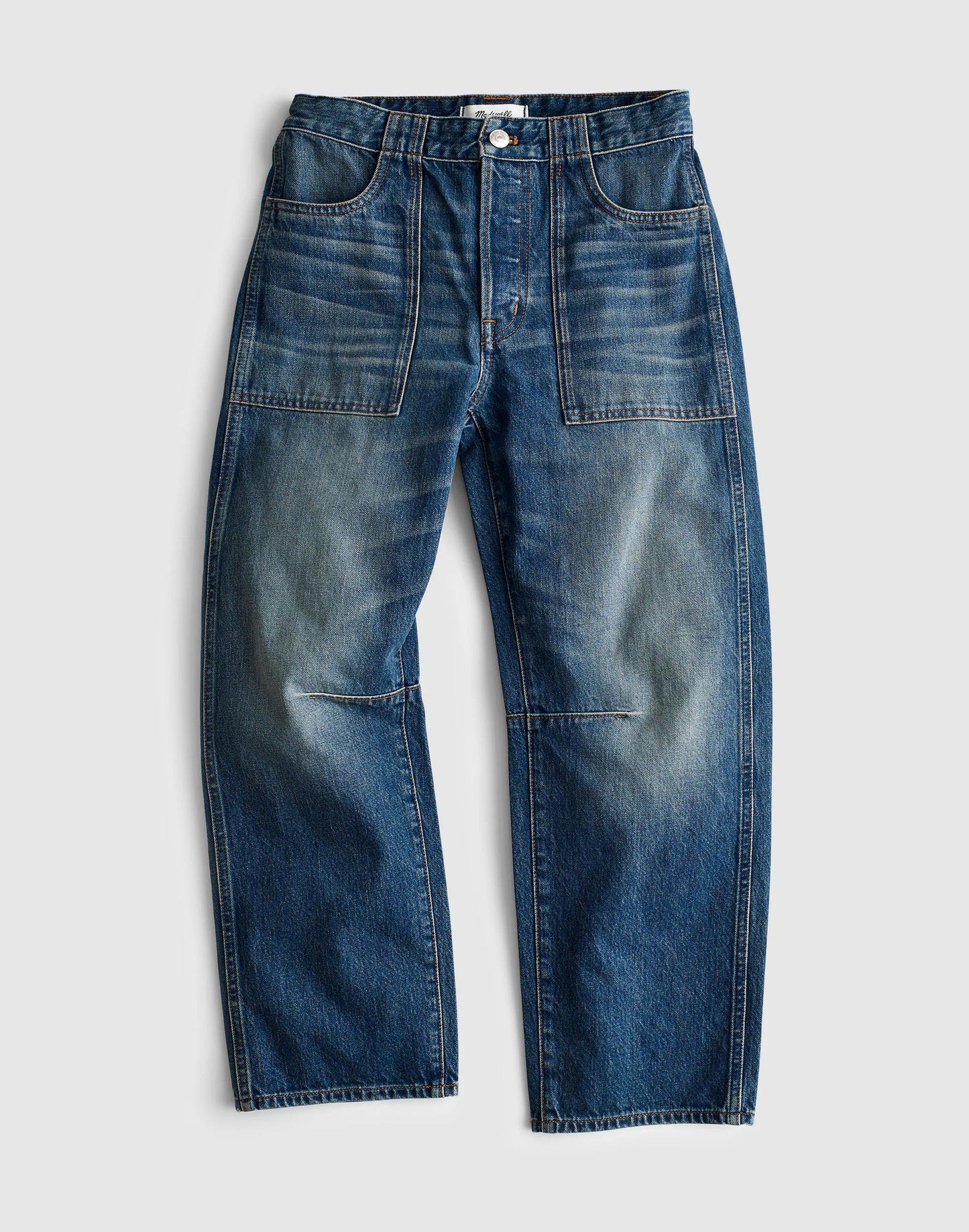 Madewell The Darted Barrel-Leg Jean Irmo Wash