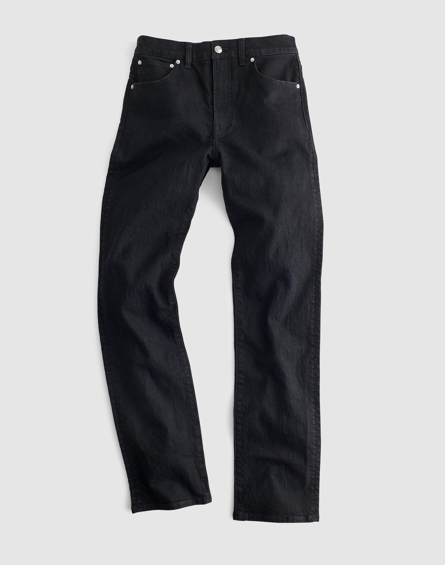 Madewell The Longline Straight Jean Black Frost