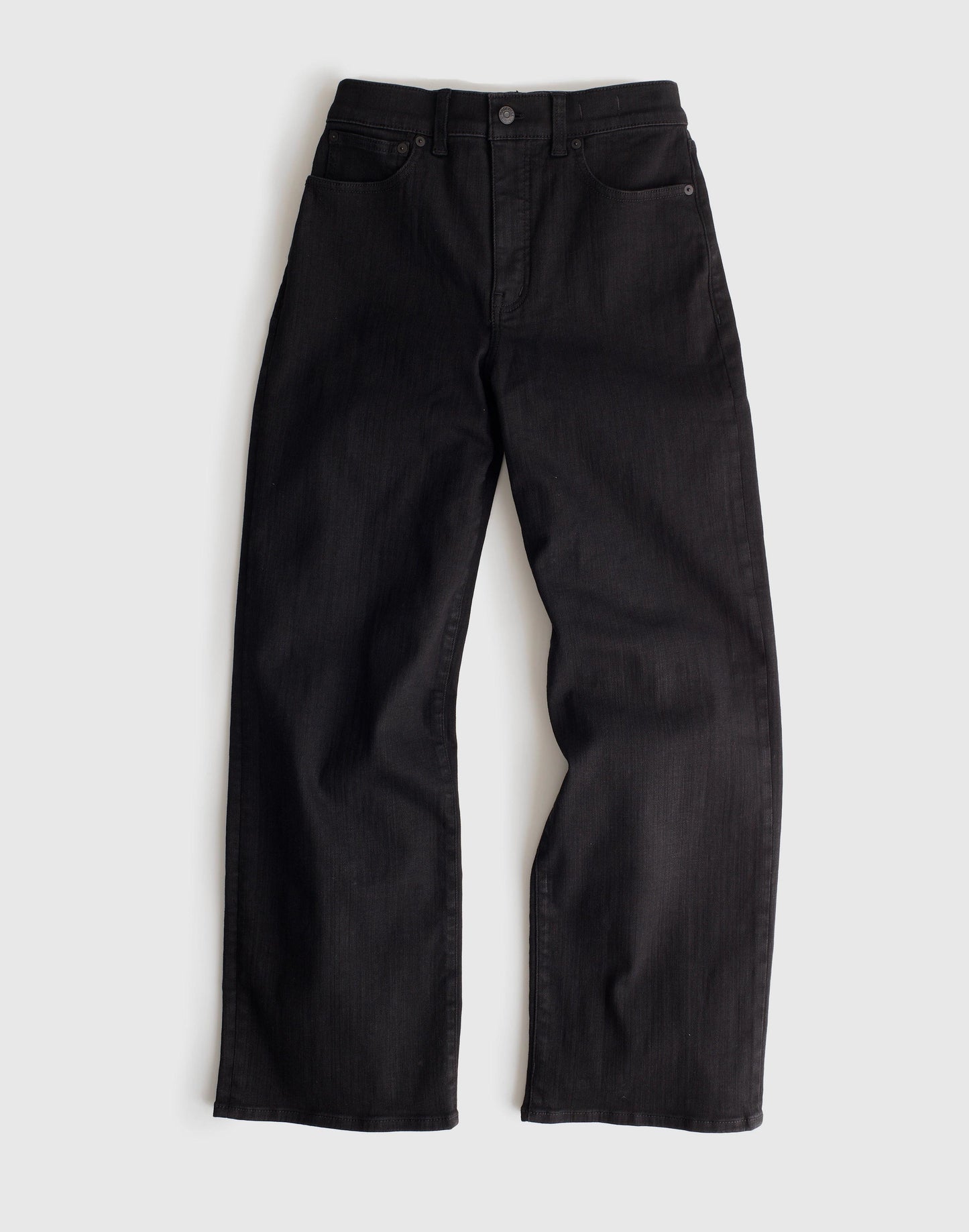 Madewell The Perfect Vintage Wide-Leg Jean Black Rinse Wash