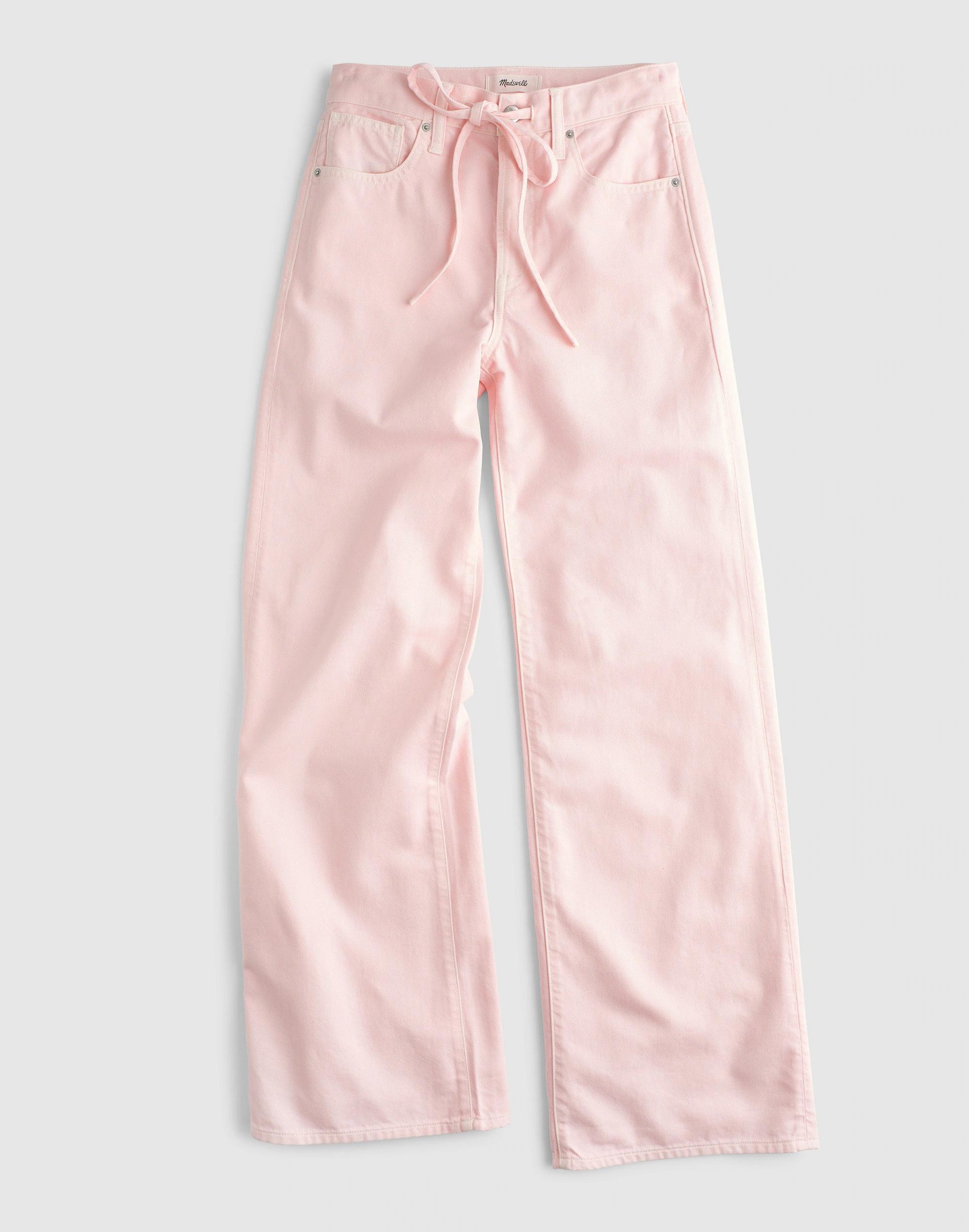 Madewell Madewell x Shopbop Ultimate Wide-Leg Jean in Airy Denim Pale Pink