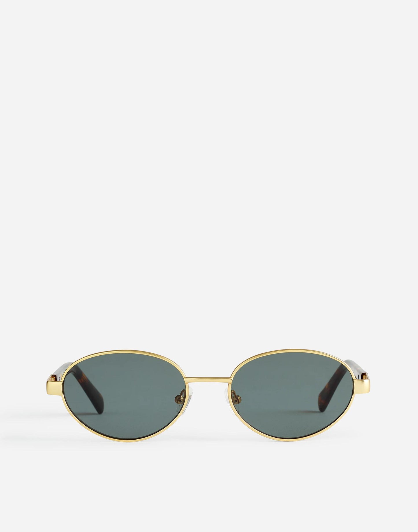 Madewell Wire Frame Oval Sunglasses Vintage Gold