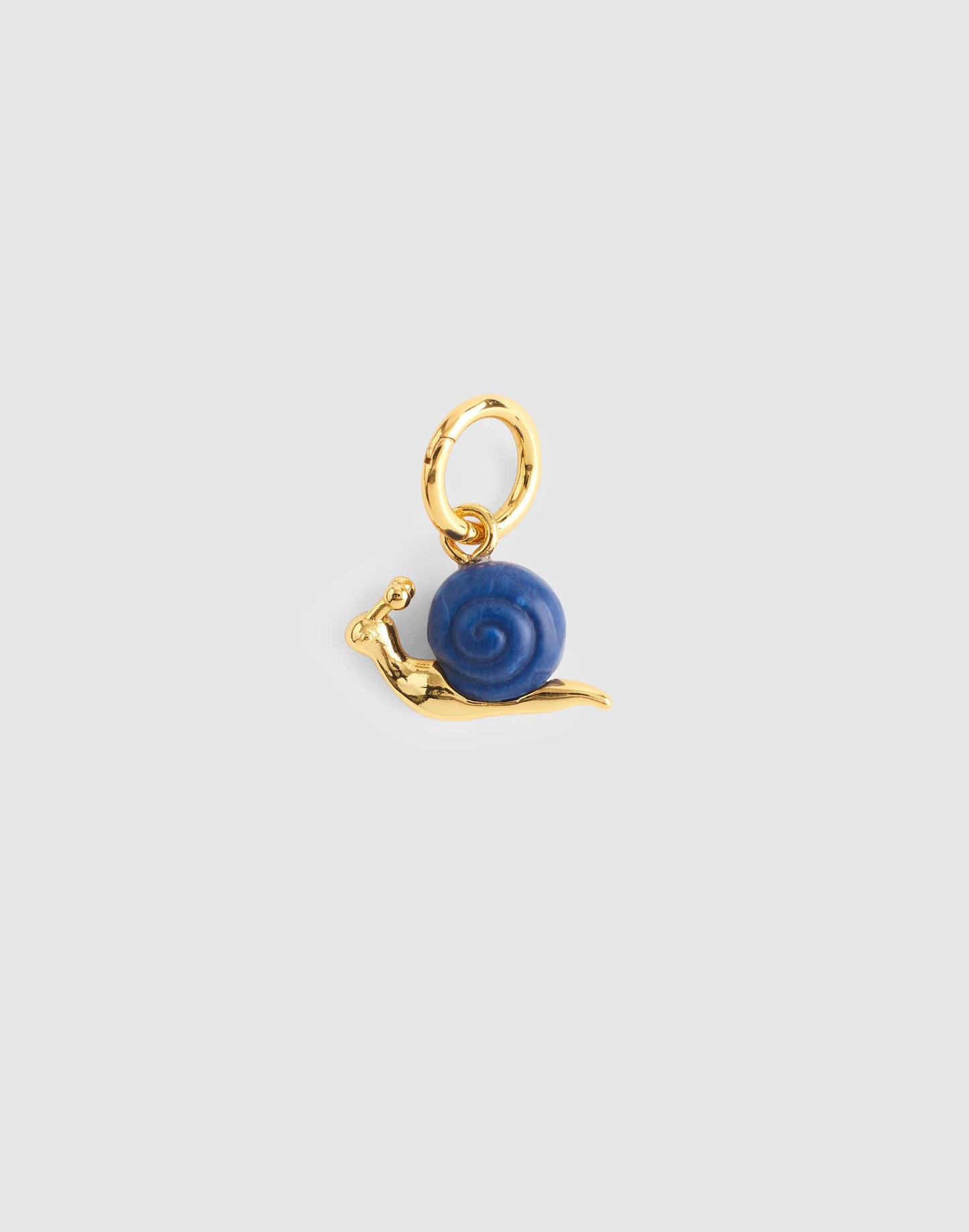Madewell Semiprecious Snail Charm Antique Gold