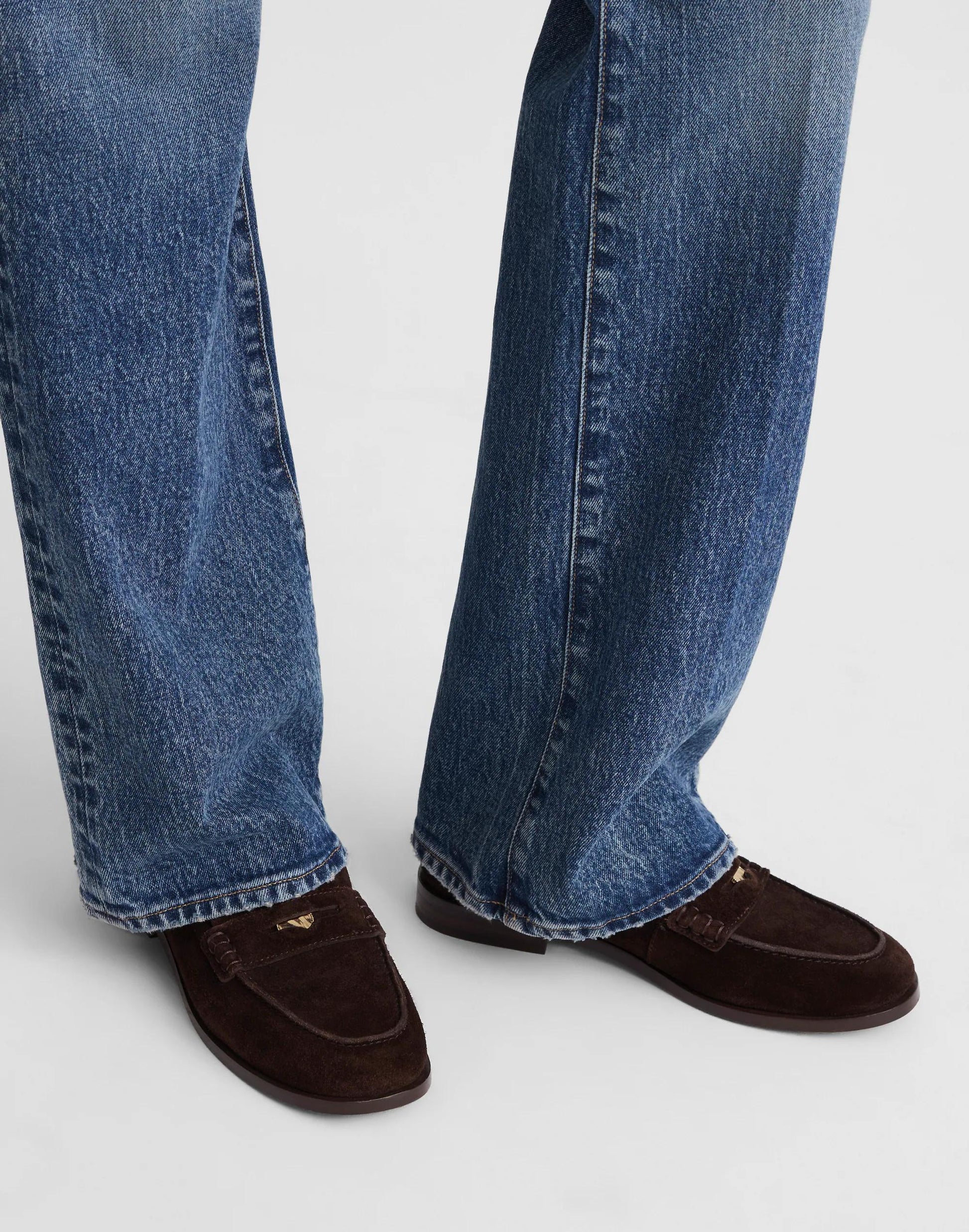 Madewell The Grayson Penny Loafer Dark Carob