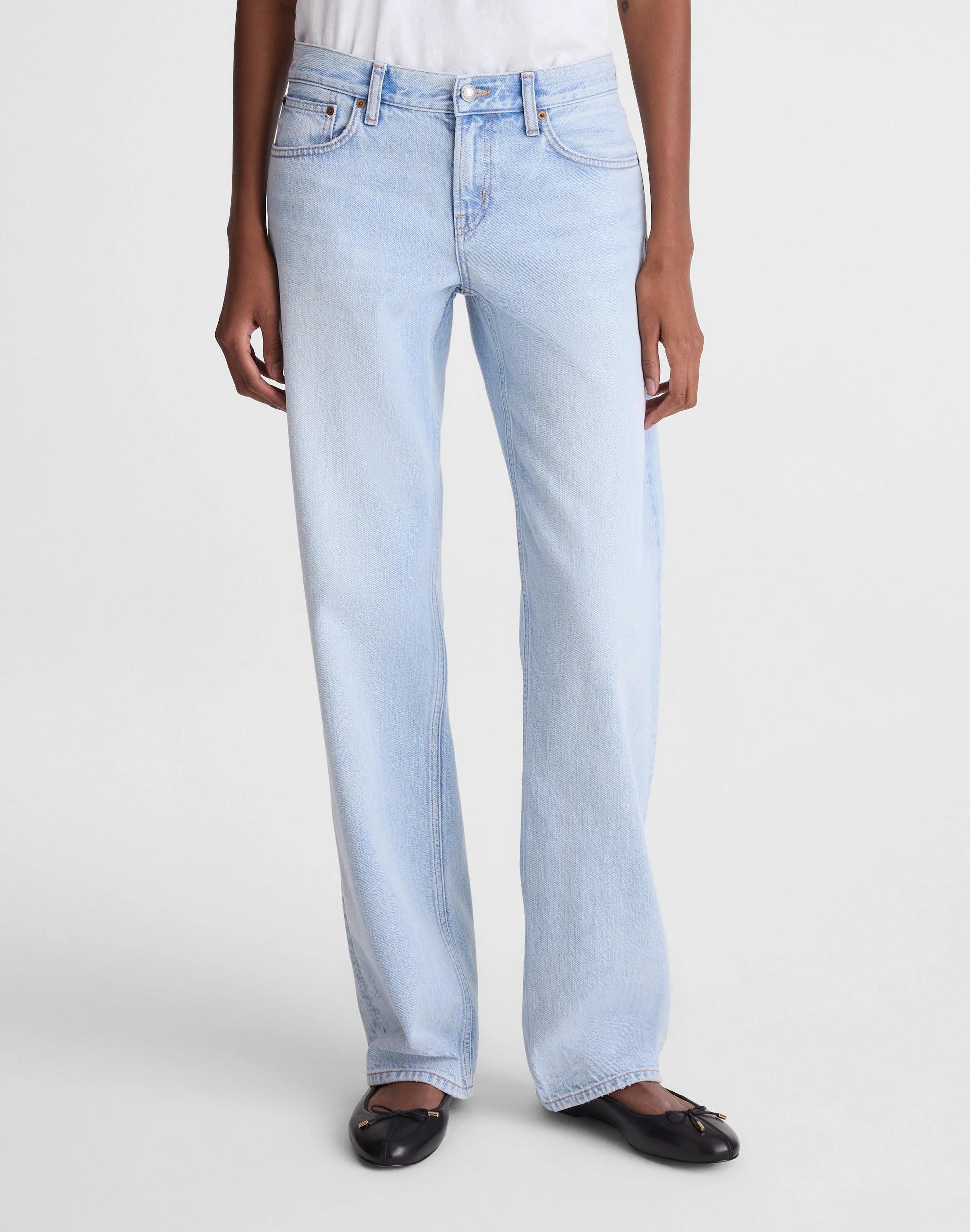 Madewell The Short Low-Rise Loose Jean Foster Wash