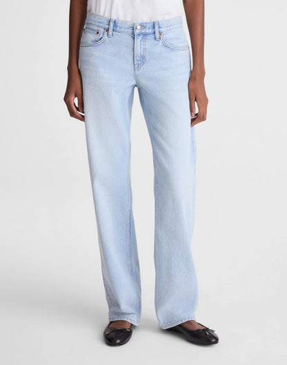 Madewell The Short Low-Rise Loose Jean Foster Wash
