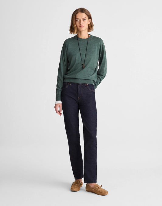Madewell The Petite Jules Slim-Straight Jean Rinse Wash
