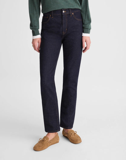 Madewell The Petite Jules Slim-Straight Jean Rinse Wash