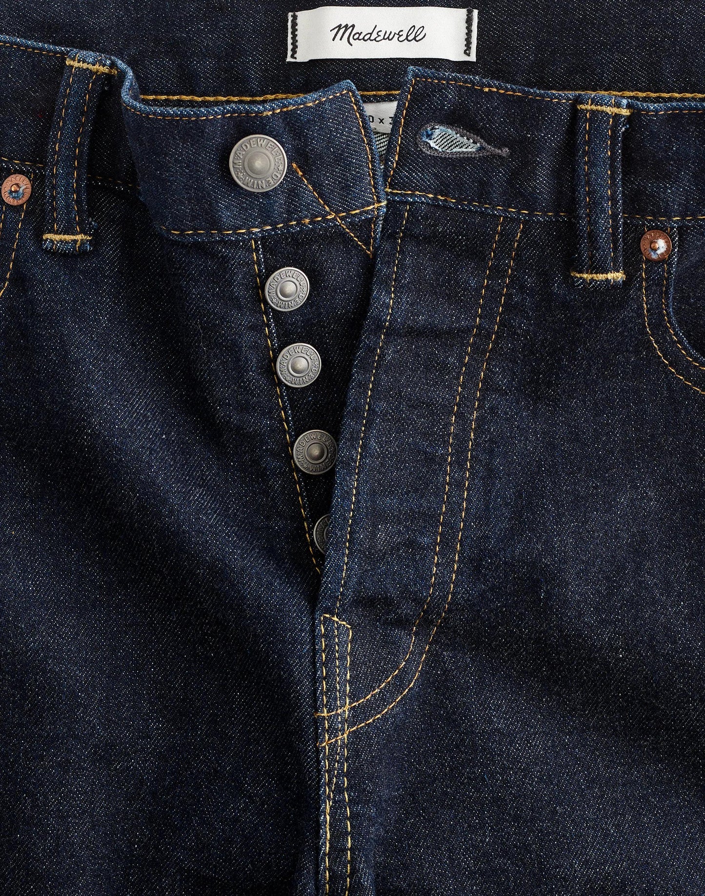 Madewell The 1991 Straight-Leg Jean in Artisan Comfort Selvedge Rinse