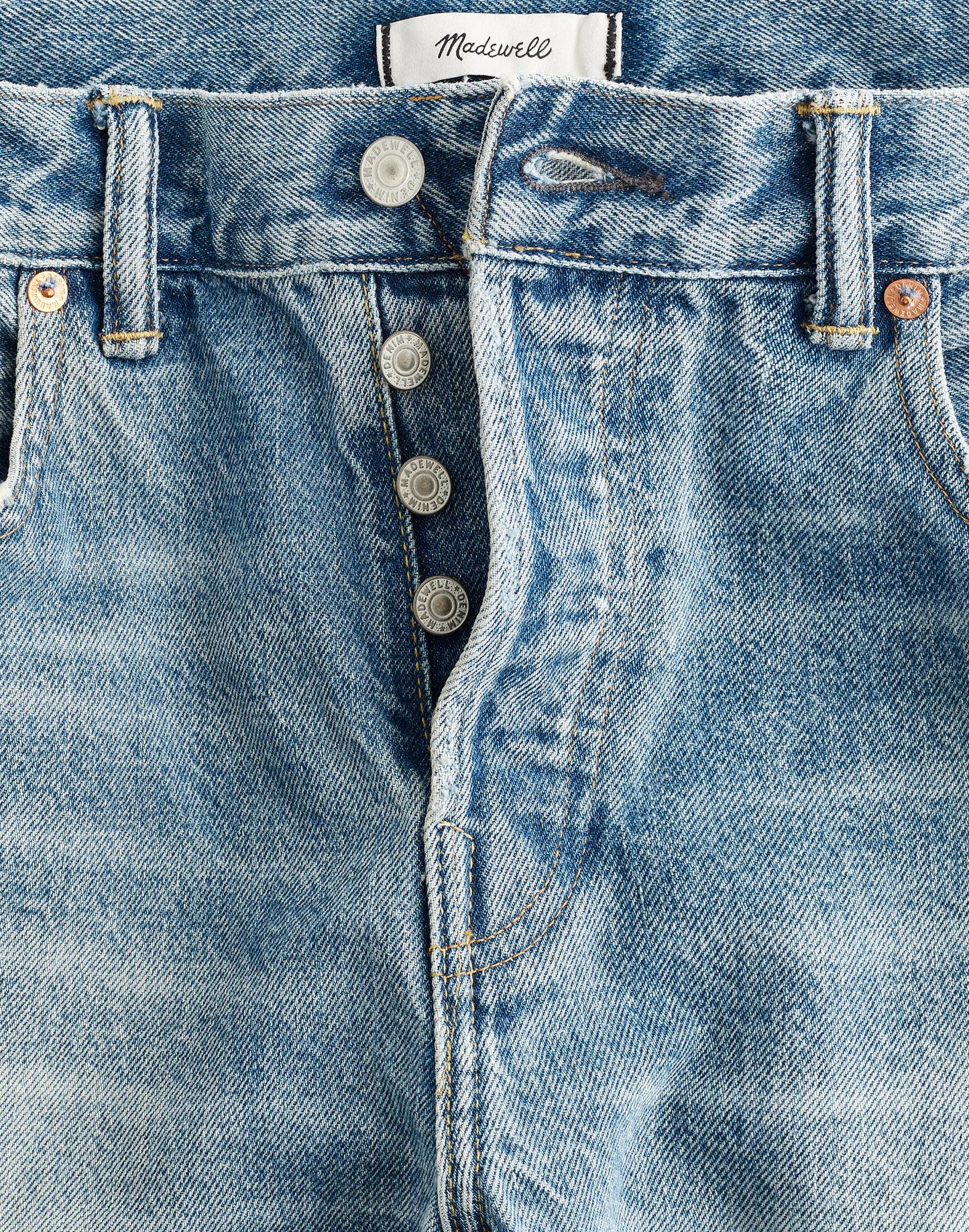 Madewell The 1991 Straight-Leg Jean in Japanese Selvedge Lamina Wash