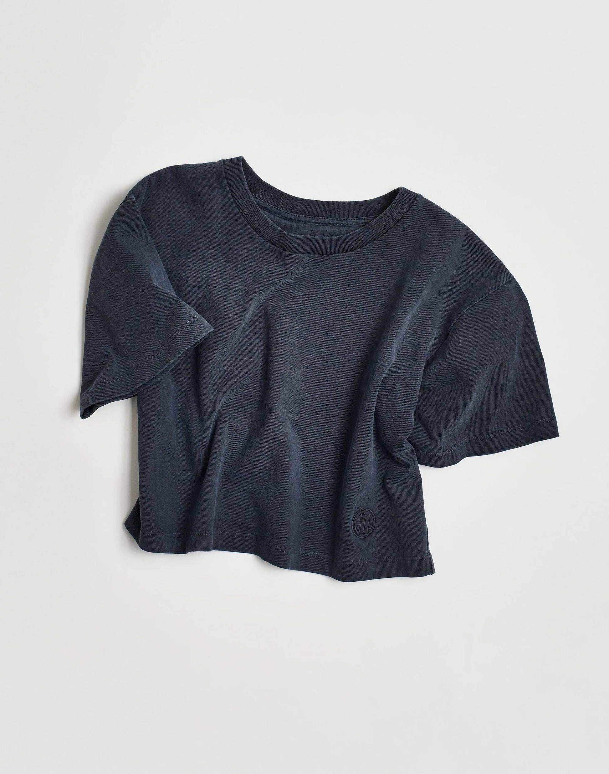 Madewell Madewell x Benjamin Talley Smith The Sullivan Boxy Crop Tee Classic Navy