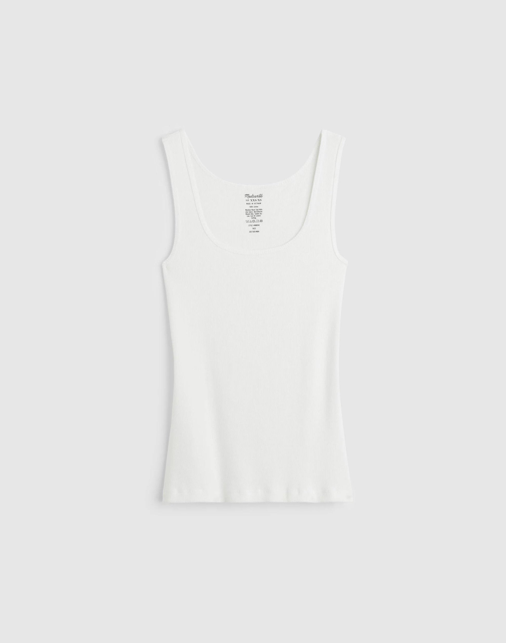 Madewell Scoopneck Tank White