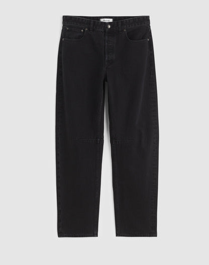 Madewell The Tall Darted Barrel-Leg Jean Washed Black